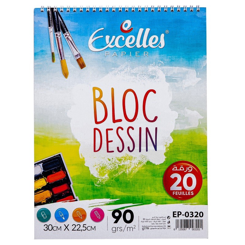 BLOC DESSIN 90G EP-0320
