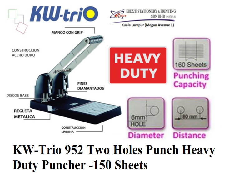 Perforeuse 2 Trous KW-Trio 952 