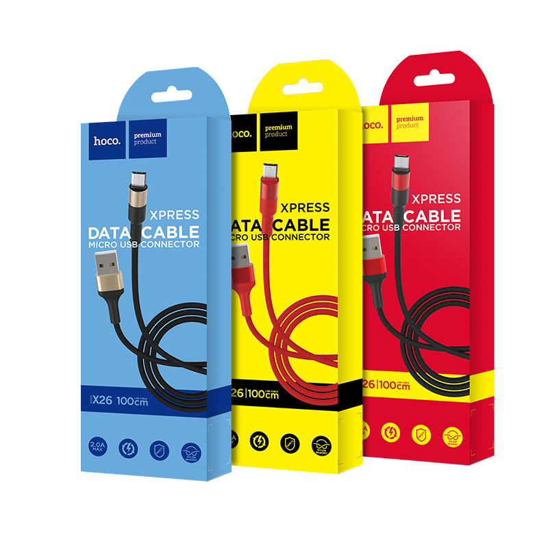 CABLE DATA LUNA HOCO X26 2.4A