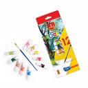 PEINTURE GOUACHE 12 COUL VERTEX VS-0901