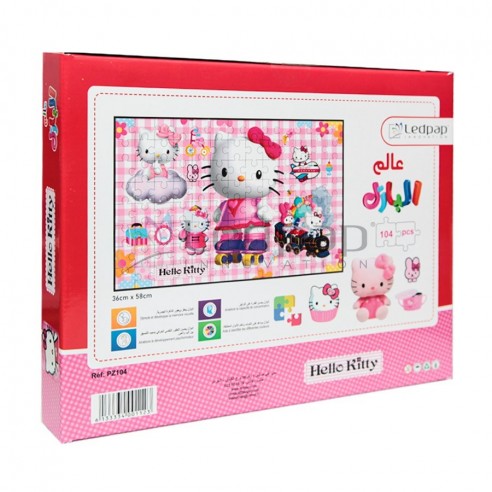 PUZZLE 104PCS LEDPAP PZ104