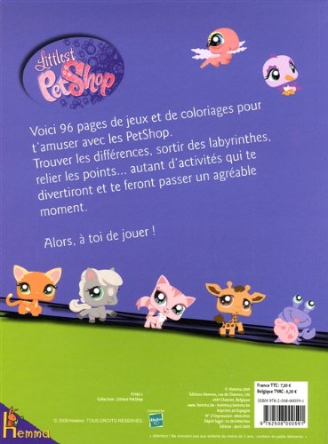 JOUONS ENSEMBLE LITTLEST PETSH (Littlest pet shop) (French Edition) AVEC AUTOCOLLANTS