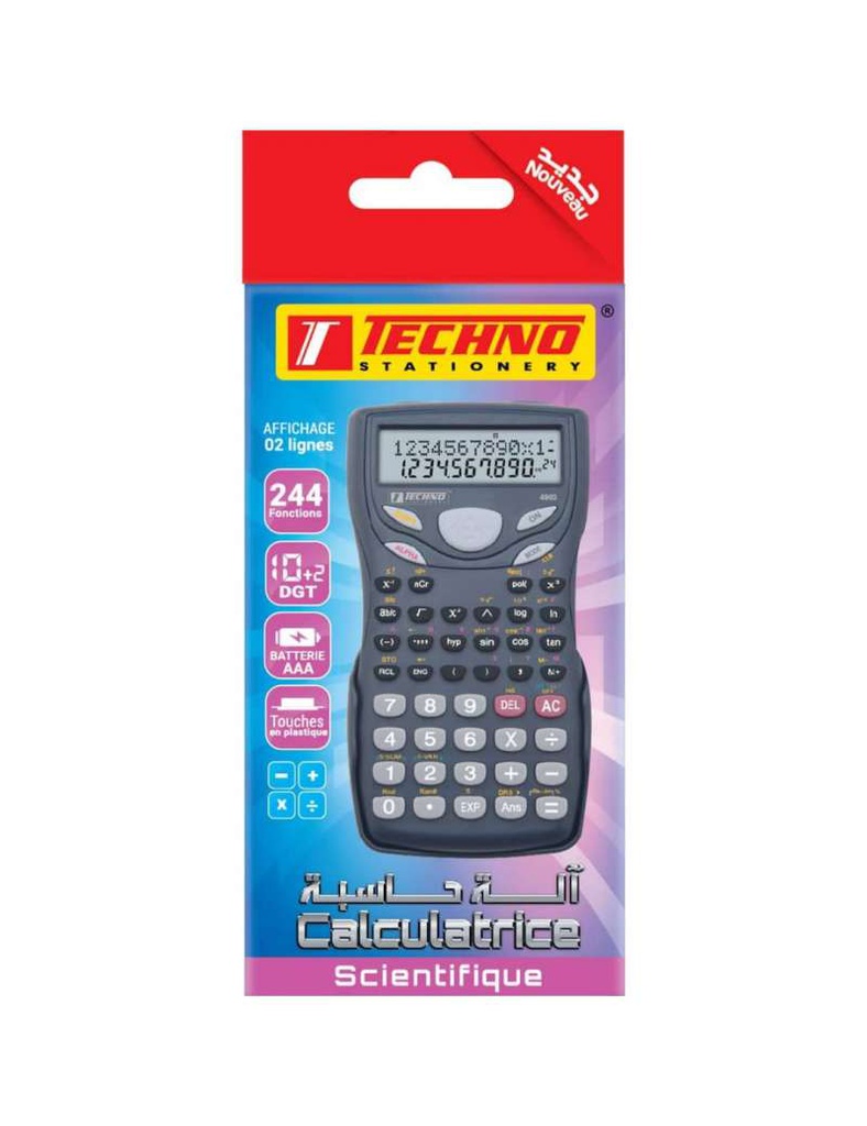 Calculatrice Scientifique 401fonctions TECHNO 4959 - imychic