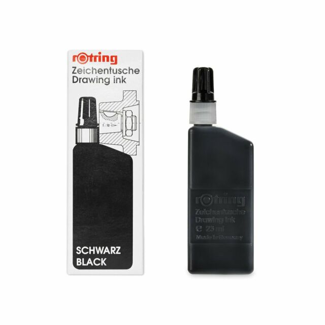 ENCRE DE CHINE ROTRING 23ML NOIR