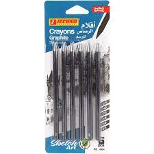 CRAYONS GRAPHITE SANS BOIS 6PCS TECHNO 4864