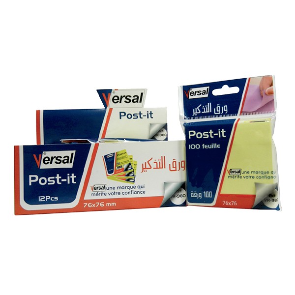 STICK NOTE VERSAL VR-980F 100F UNICOLOR