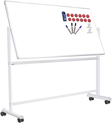 SUPPORT TABLEAU BLANC 4 ROUES 4314