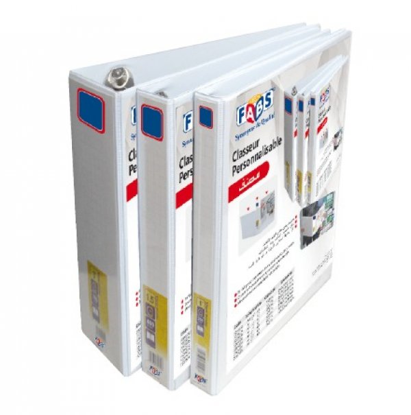 CLASSEUR PERSONNALISABLE 30MM 300 FEUILLES FABS 36030