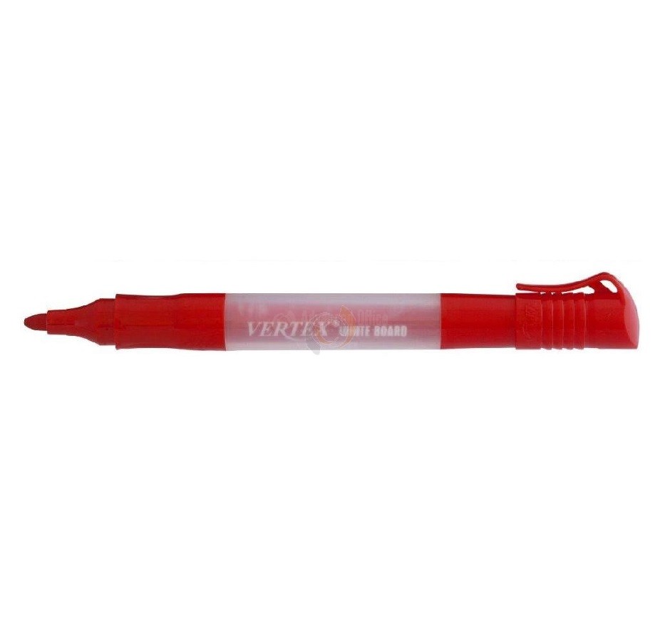 MARQUEUR TABLEAU BLANC VERTEX ROUGE V-617C