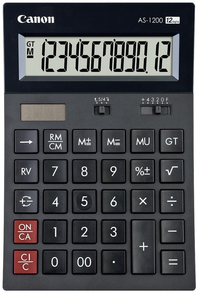 CALCULATRICE DE BUREAU CANON AS-1200 12 CHF