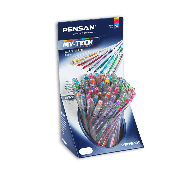 STYLO PENSAN MY-TECH 2240 0.7 MM COULEURS