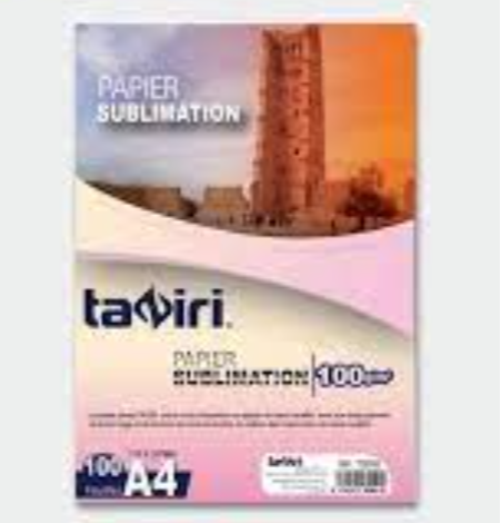 PAPIER SUBLIMATION A4 100G  TAZIRI 100F TZ0091