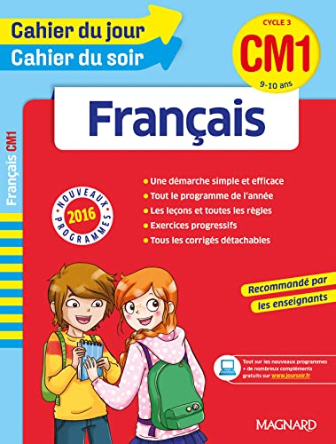 CAHIER DU JOUR CAHIER DU SOIR FRANCAIS CM1 CYCLE 3 (9-10Ans)