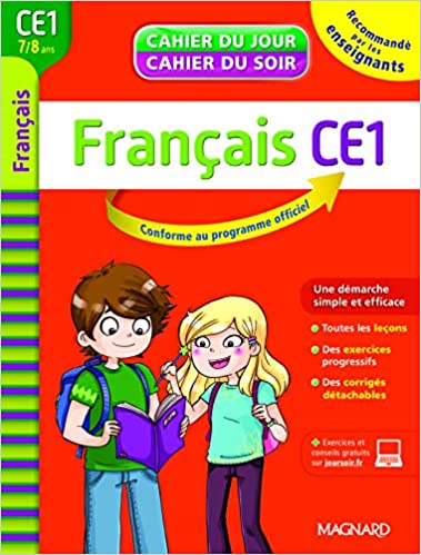 CAHIER DU JOUR CAHIER DU SOIR FRANCAIS CE1 CYCLE 2 (7-8Ans)