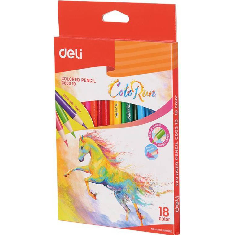 CRAYON DE COULEUR DELI 18/18 C003 10