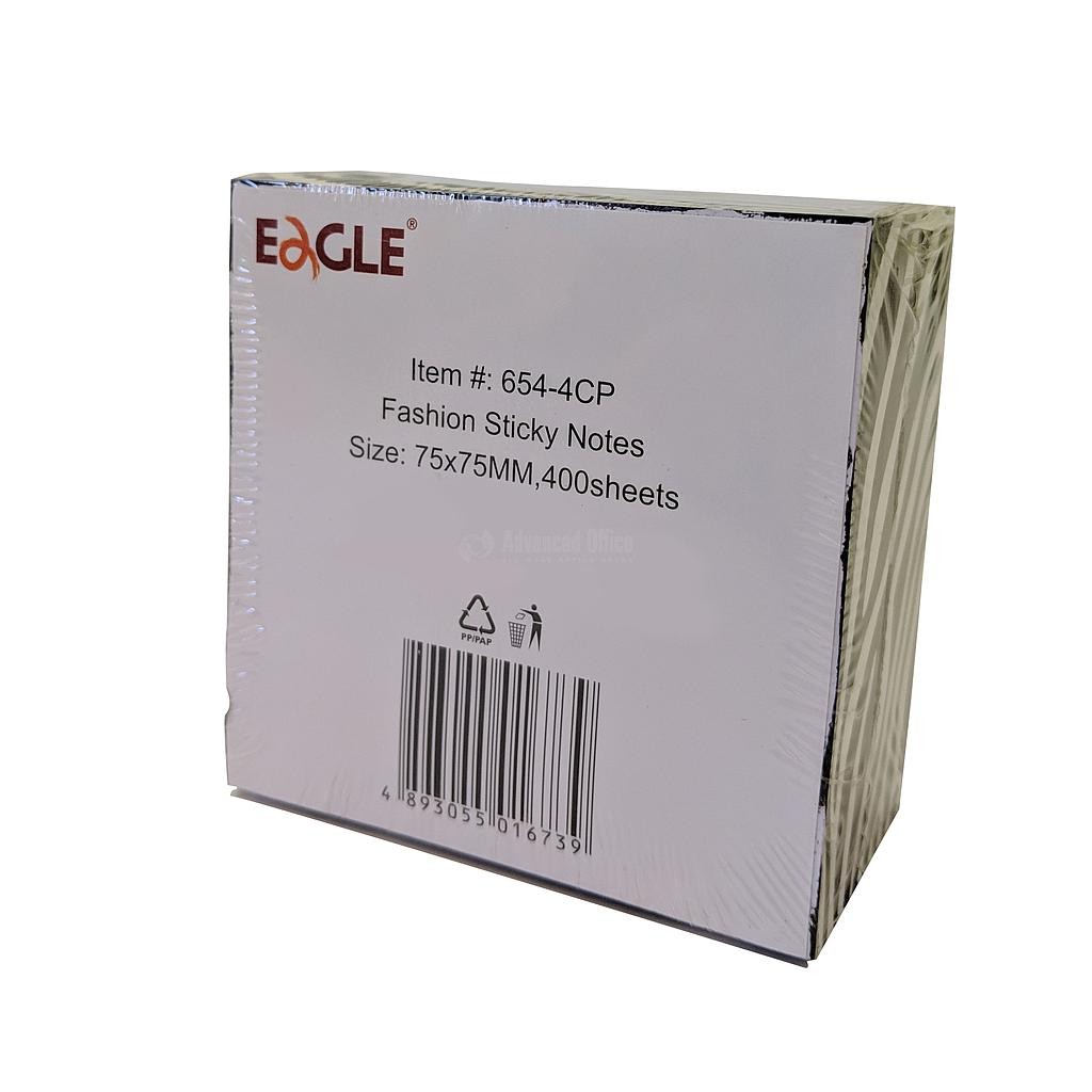 STICKY NOTES EAGLE 654-4CP