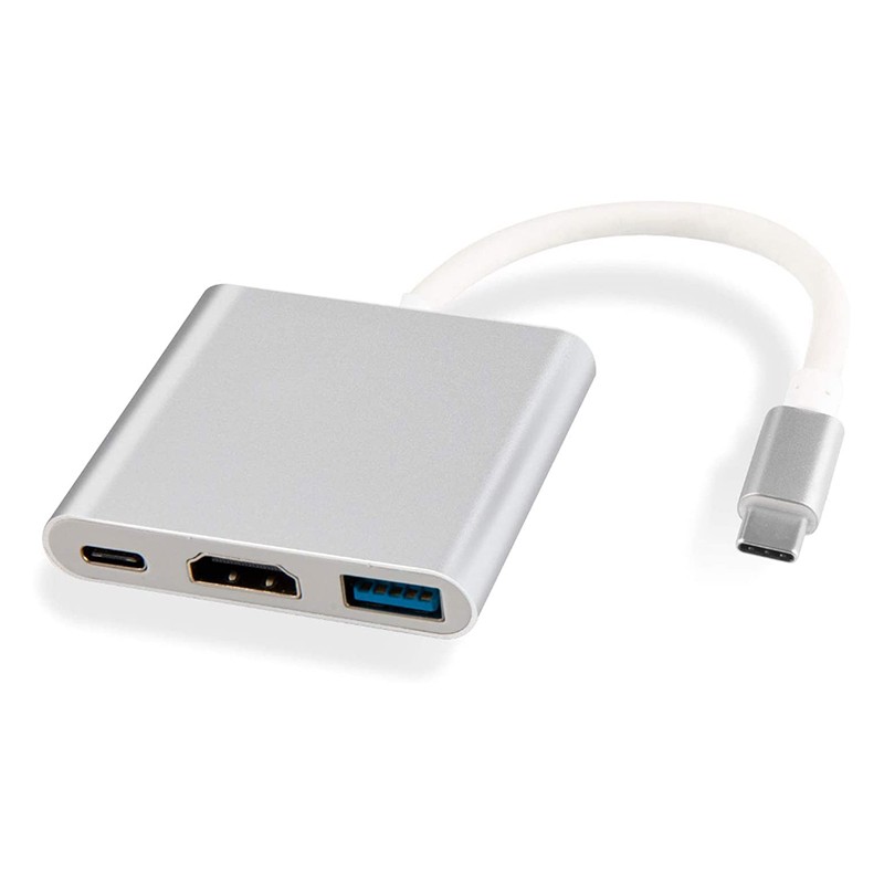 ADAPTATEUR TYPE-C TO HDMI+USB+TYPE-C