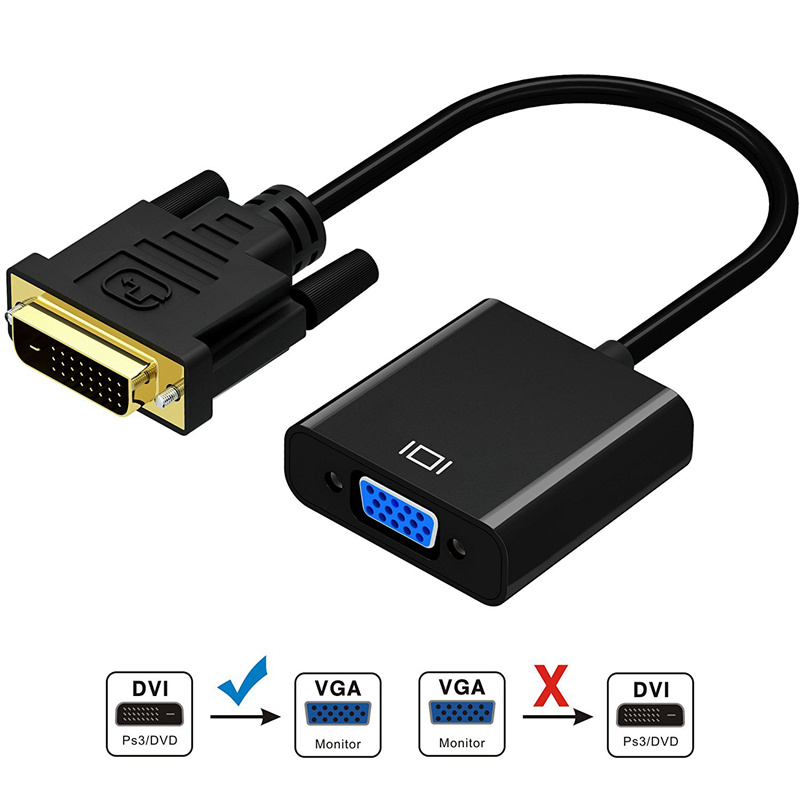 ADAPTATEUR CABLE DVI 24+1 TO VGA