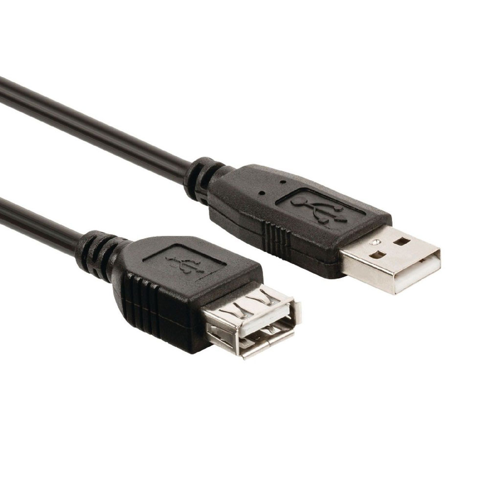 CABLE EXTENSION USB 2.0 5M M/F BLEU