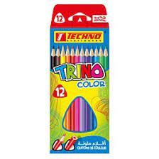 CRAYONS DE COULEUR TECHNO HEART/FLOWER EFFACABLE  12/18 6564/6563