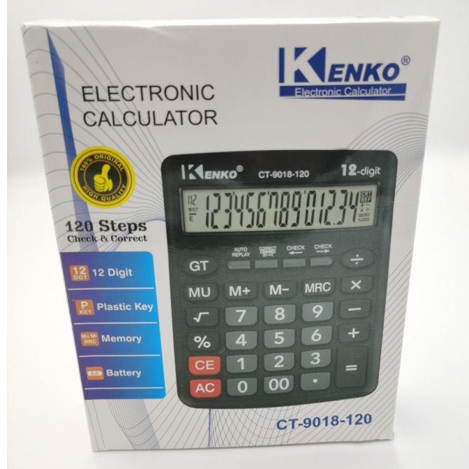 CALCULATRICE DE BUREAU KENKO CT-9018-120