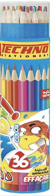 CRAYONS DE COULEUR EFFACABLE 24/18 EN TUBE TECHNO WOWI 5805 (copie)