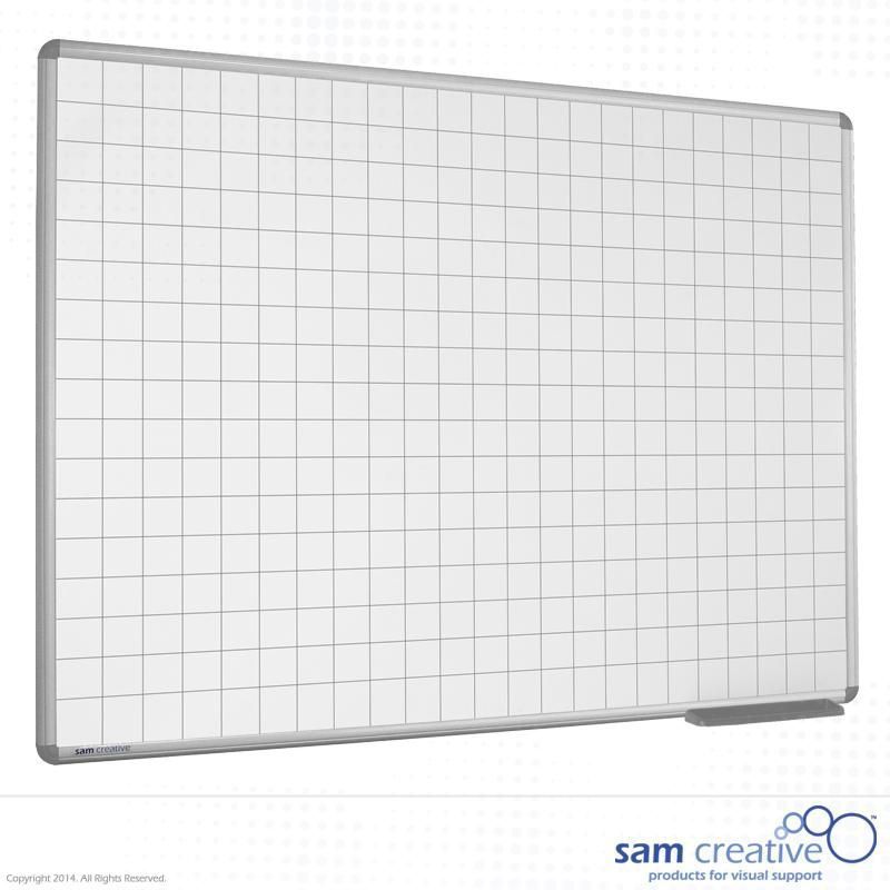 TABLEAU BLANC 90*150 BLANC/ BLANC QUADRILLE SA4335