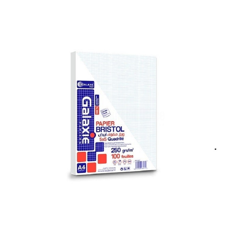 PAPIER BRISTOL A4 200G 50 FEUILLES