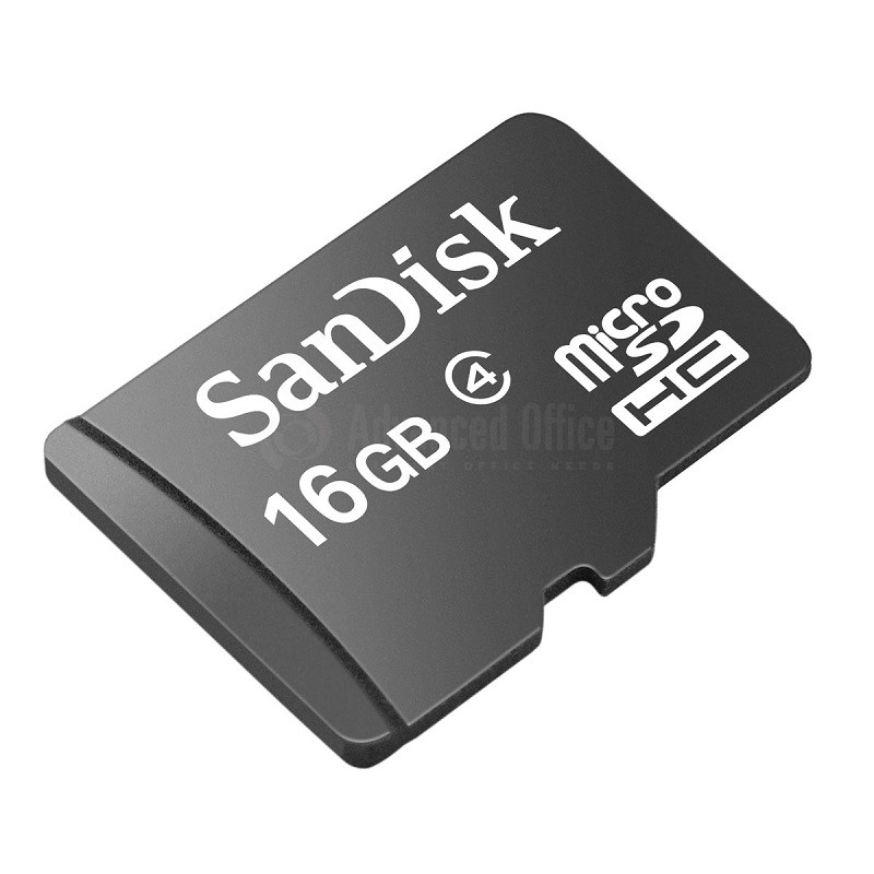 CART MEMOIRE SANDISK MICRO SD 16GB