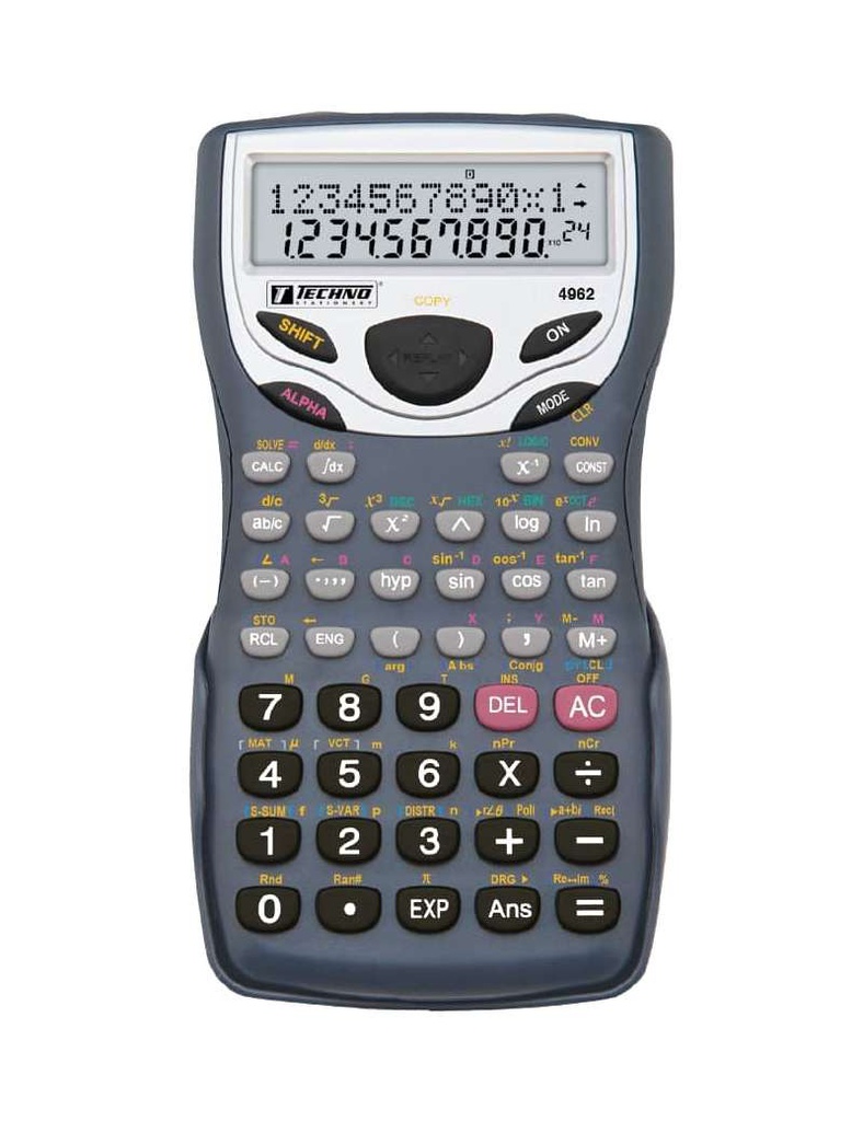 CALCULATRICE SCIENTIFIQUE TECHNO 2 LIGNES 4960