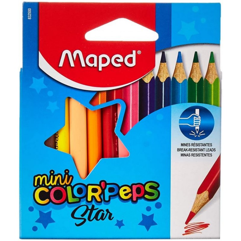 CRAYONS DE COULEUR MAPED 12/9 832500