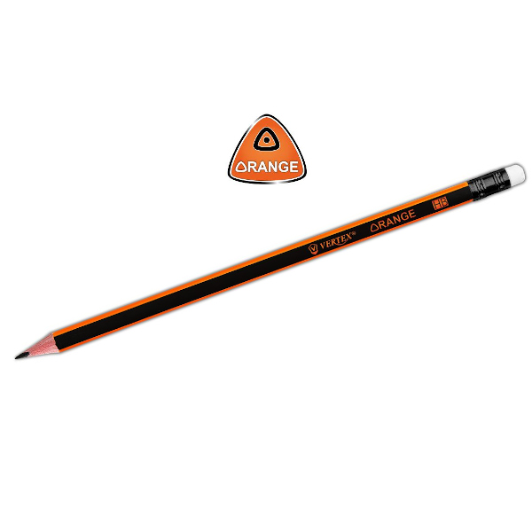 CRAYON NOIR VERTEX 1121 ORANGE HB