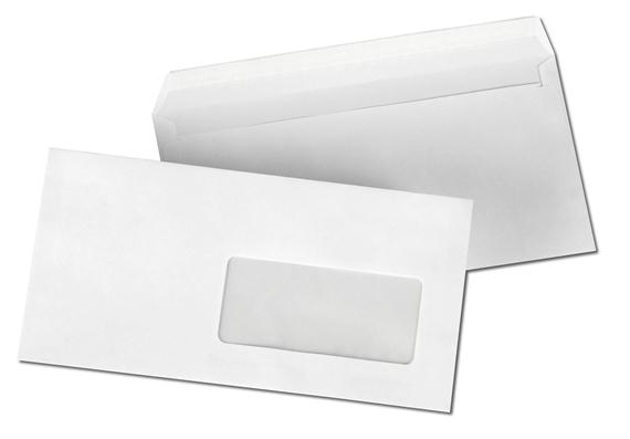 ENVELOPPE F15 A FENETRE BLANCHE AUTOCOLLANTE EDN [500]