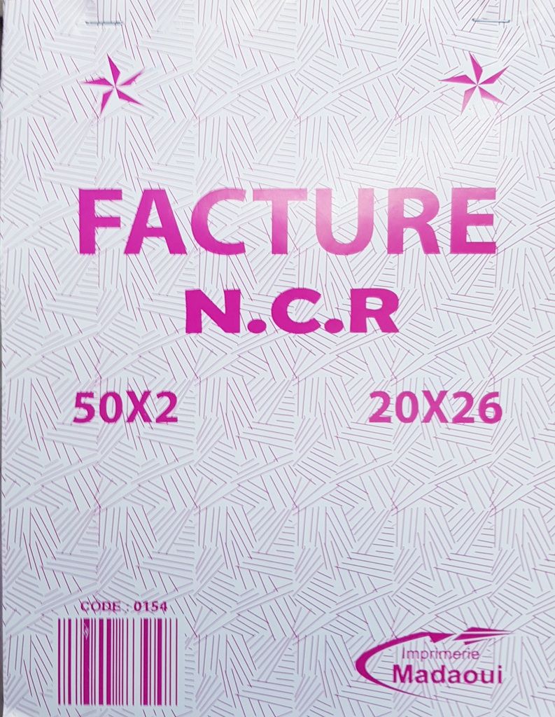 FACTURE A4 NCR 50*2 MADAOUI 0154