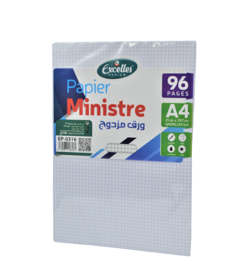 PAPIER MINISTRE A4 96P