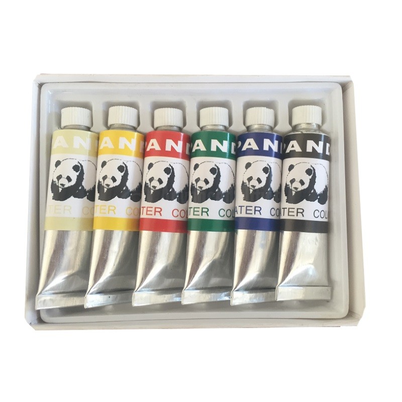 PEINTURE A EAU PANDA DE 6 COULEUR GIXIME G0124  DJIAD 9006