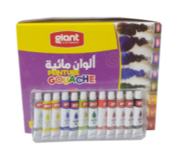 PEINTURE GOUACHE A EAU GIANT G0682