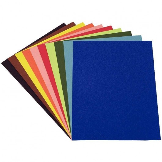 FEUILLES DESSIN COULEUR A2 65CM X 50CM 120/160G FEUILLES [25]