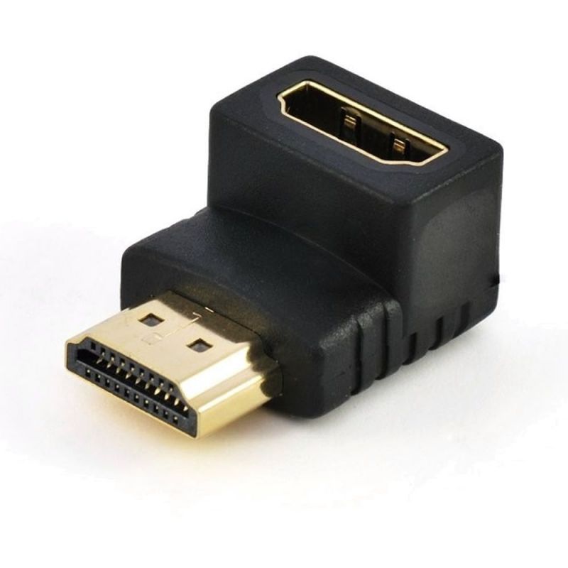 ADAPTATEUR HDMI MALE TO HDMI FEMELLE 90°