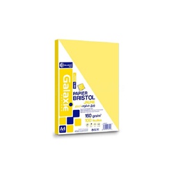 [BRA4UNCOJAGA160G] - BRISTOL A4 UNI COULEUR JAUNE GALAXY 160G