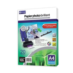 PAPIER PHOTO 135G AUTOCOLLANT BRILLANT VERSAL 20 FEUILLES (copie)