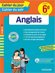 [CAJOSOAN6E] - CAHIER DU JOUR CAHIER DU SOIR ANGLAIS 6E CYCLE 4 (11-12Ans)