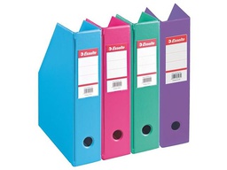 [POREVECAREDO10] - PORTE REVUES VERTICAL EN CARTON REGIDE DOS 10cm