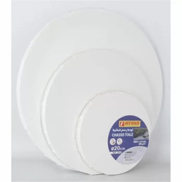 [TOCHRO30TE4147] - TOILE SUR CHASSIS ROND 380g EN COTON 30cm &quot;TECHNO&quot; REF: 4147