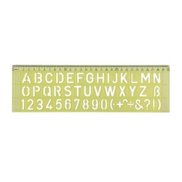 [TRLETE6283] - REGLE 30CM TRACE LETTRES FRANCAIS ET CHFFRES TECHNO 6282 (copie)