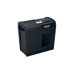 Destructeur de documents Rexel Secure X6 coupe croiséeCoupe croisée, niveau de sécurité P-4 (4 X 40mm)Détruit jusqu’à 06 feuilles (80grs) à la fois, corbeille de 10 litres (100 feuilles)
