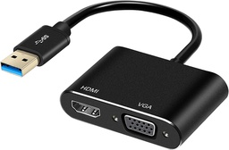 ADAPTATEUR VIDEO USB 3.0 TO HDMI + VGA